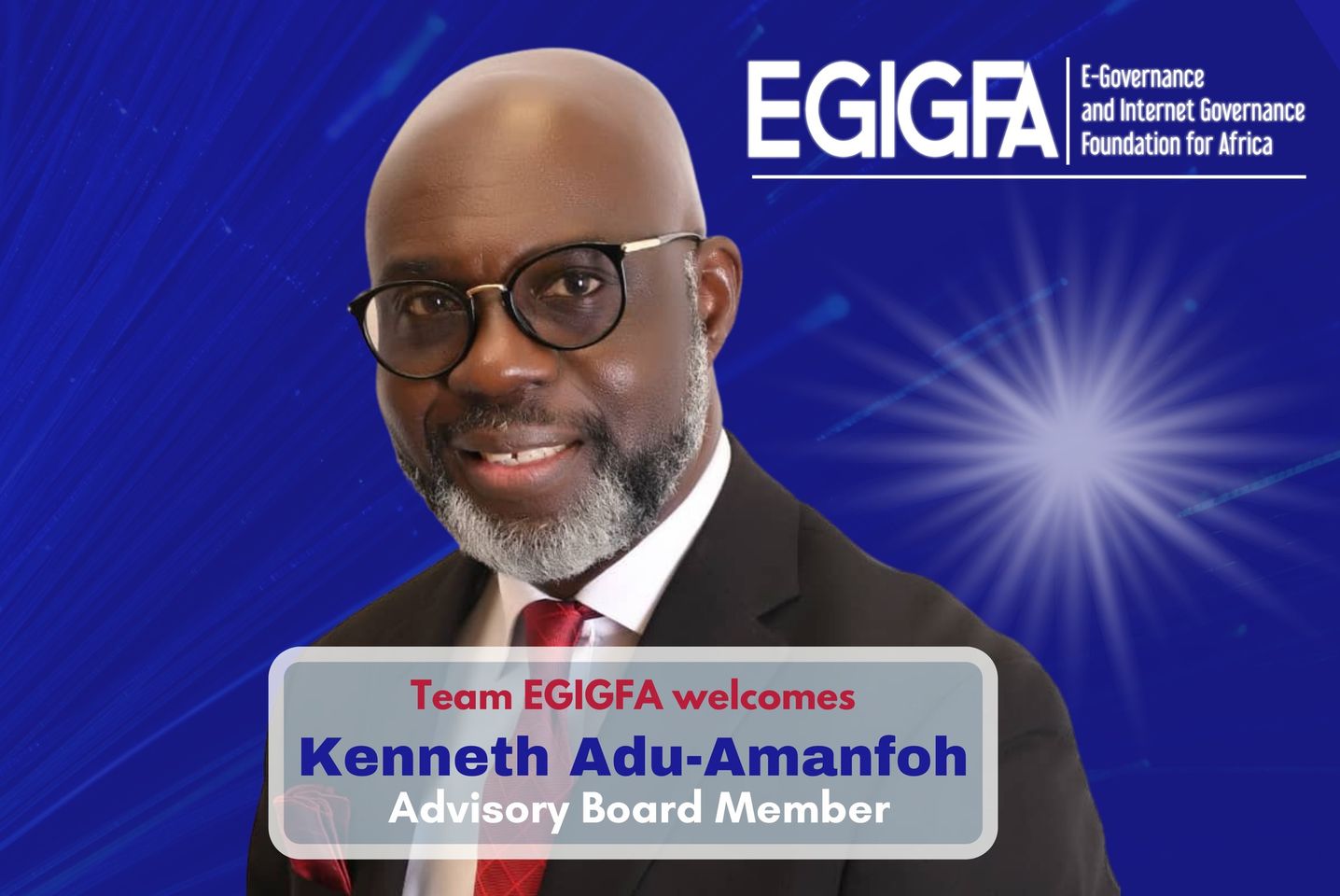Kenneth Adu-Amanfoh joins the EGIGFA Advisory Board.